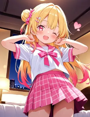 どこでもセックスするのが当たり前になっちゃった世界 ちっぱいピンクセーラー服編②