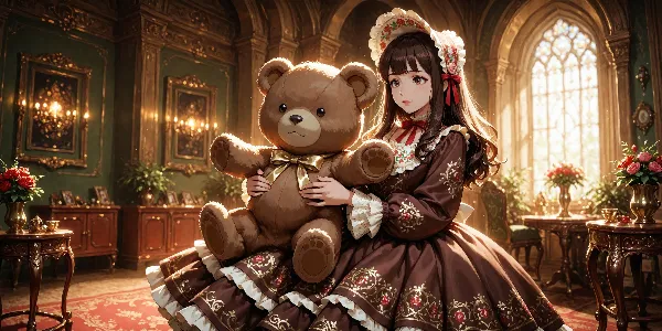 お嬢様のテディベア