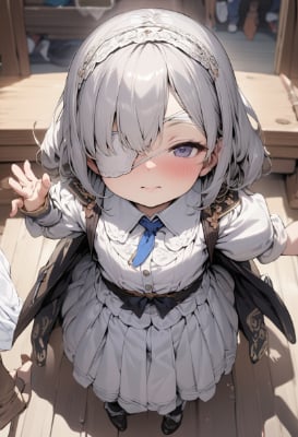 お題：眼帯（少女）