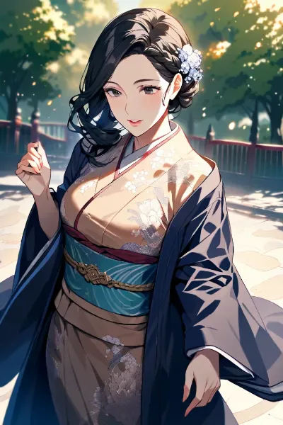 奥方様とククリ（ＪＳちゃん）