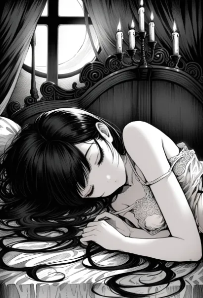 月影の囁き少女