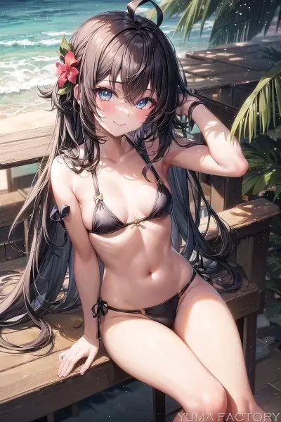 ビキニ姿の七原舞