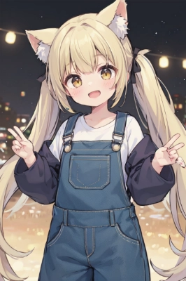 猫さんの夜散歩