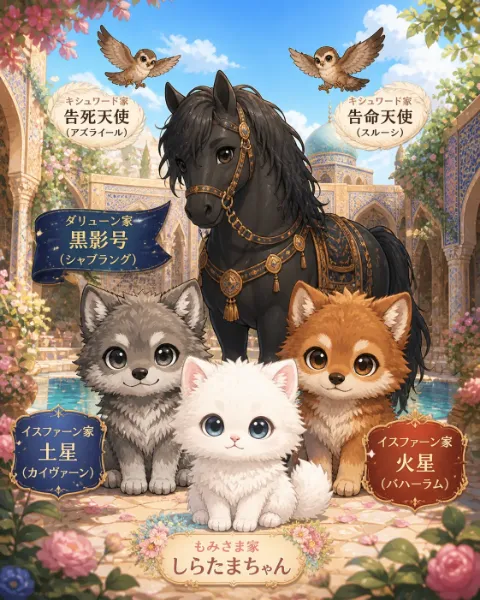 【コラボ】しらたまちゃんとこちらの動物軍団