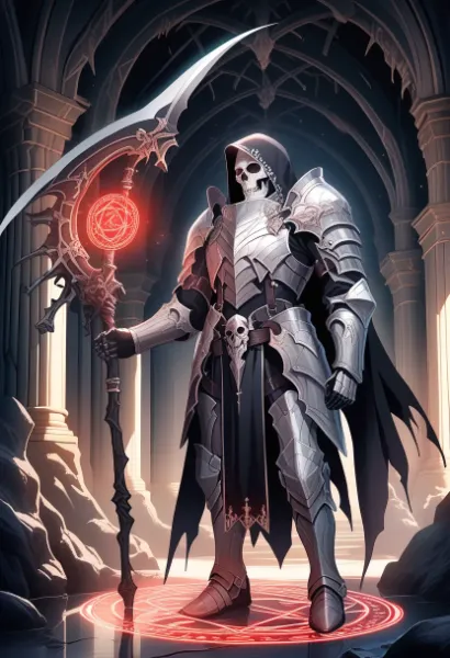 鎧の死神と魔の鎌