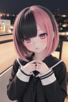 夜で遊んでいる