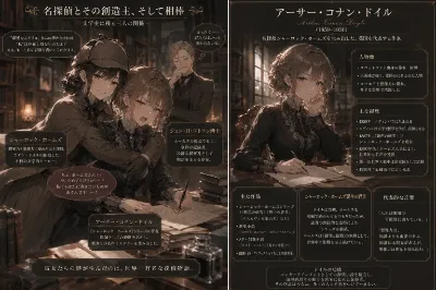 名探偵と産みの親
