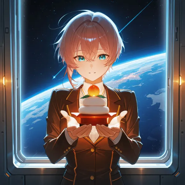 宇宙から謹賀新年