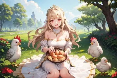 鶏大好き娘さん