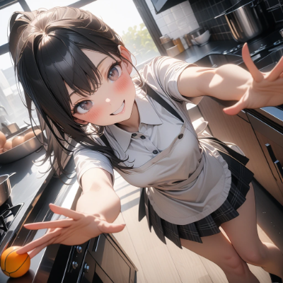 黒髪の女の子8