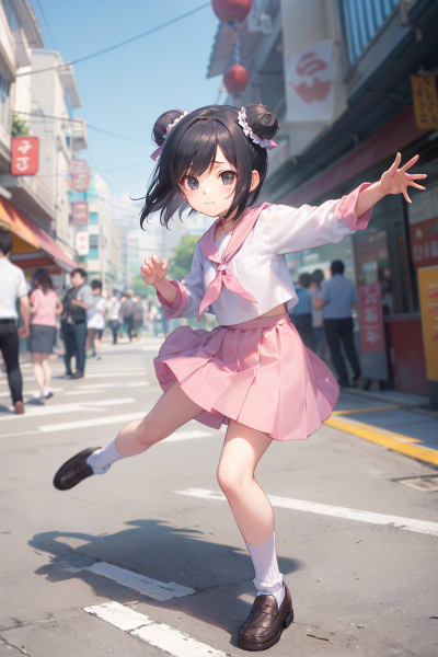 セーラーを着たなうちの娘たち（カンフーロリ少女）其之二