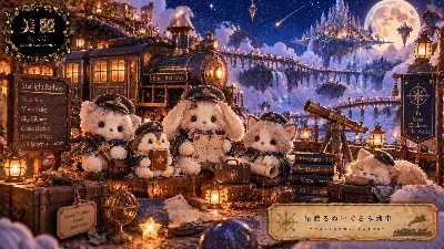 星空を旅するぬいぐるみ鉄道
