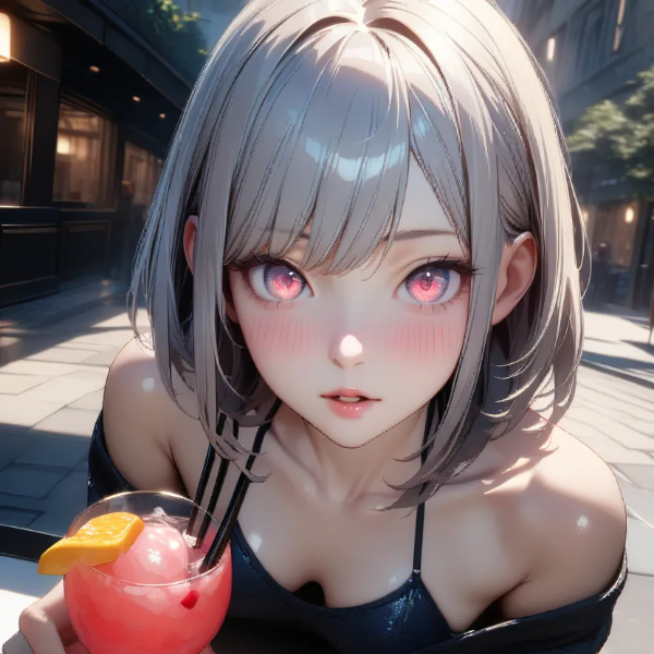 カクテルと美女