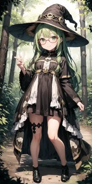 緑髪のお姉さん