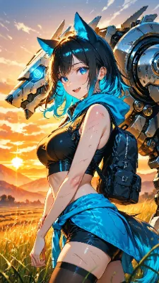 🐺🤖 ウル子「相棒、次どこ行く？」――旅する狼娘と鉄の友達