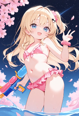 ピンクの水着6☆