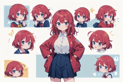 赤毛の女の子