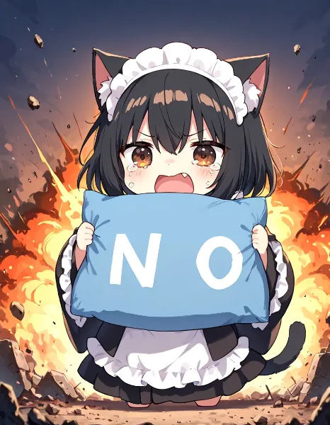 戦争反対ニャ～(TOT)