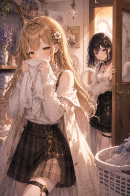夜月ちゃんの服…見られてないよね？
