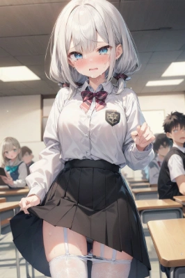 白髪少女
