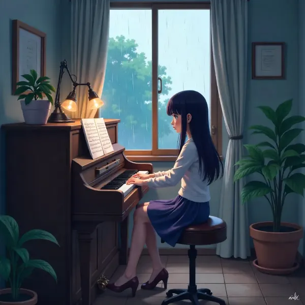 Rainy days never say " Good-bye "