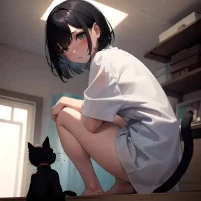 猫の女の子