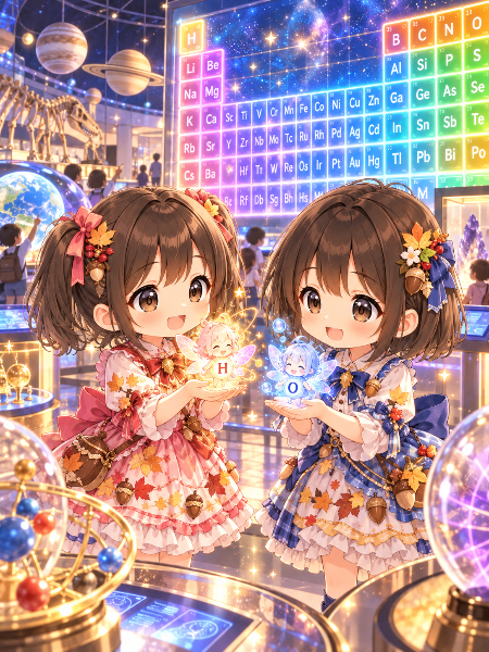 てのひらにともる、星と元素のシンフォニー