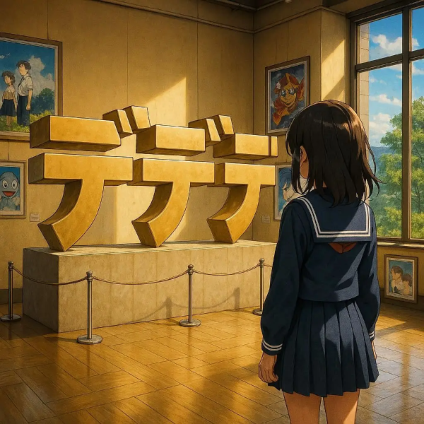 「デデデ」の彫刻