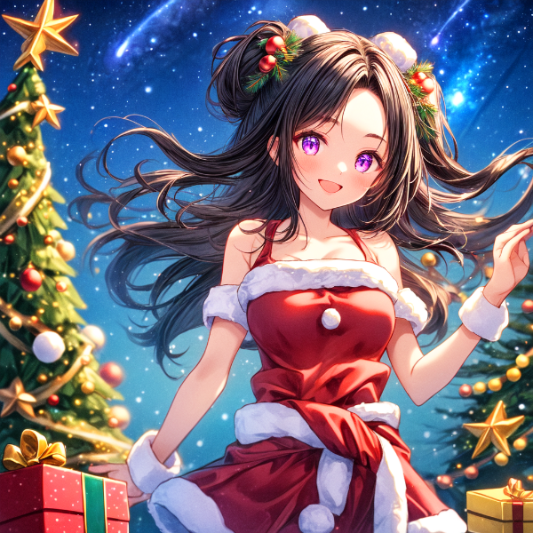 サマークリスマスの、うちの子★その2(3枚)