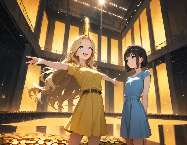 黒髪＆ブロンド・昔からあるコインコレクション