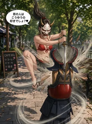 逝く面(イクメン)