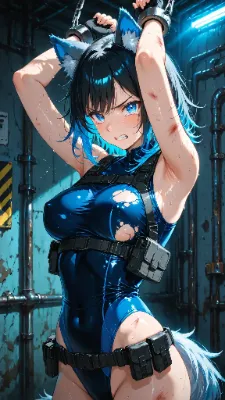 🐺 美人諜報員・捕縛編 〜くそっ！ まだ負けてねぇぞ！〜💙⛓️