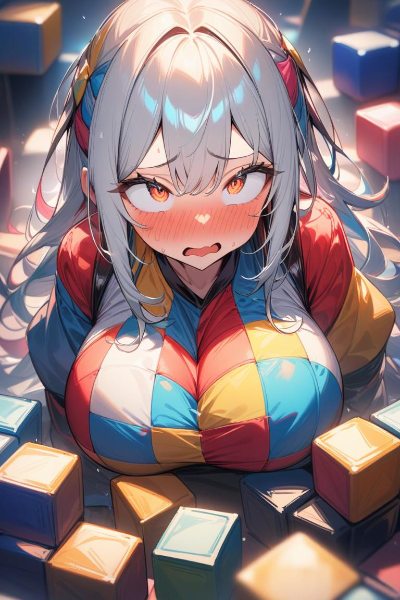 ルービックキューブガール