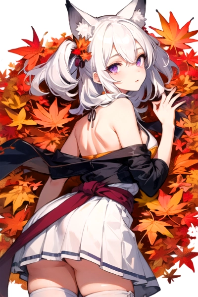 【R15】いなりな狐の神様の、ツインテール少女★（27枚）