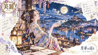 同じ月のもとで紡ぐ遠い想い