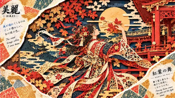 紅葉の風が運ぶ、少女の追憶