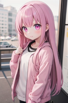 ピンクの幼女