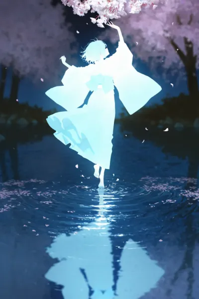 桜の精霊が奏でる夜の調べ