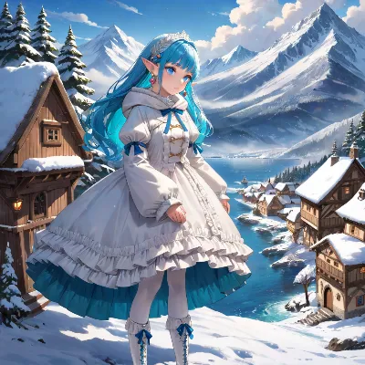 雪の午後