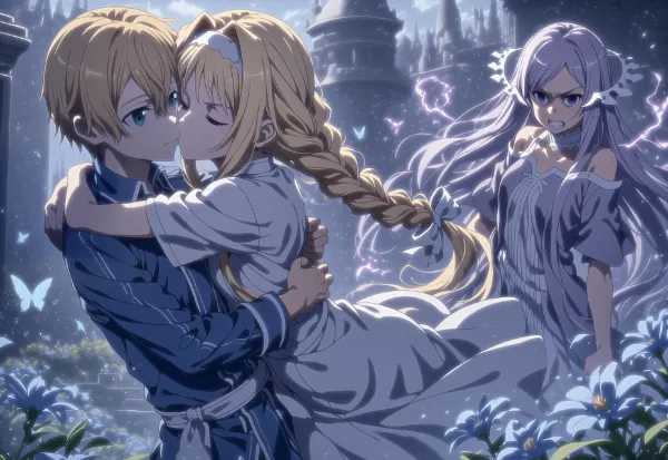 ユージオとアリスがキスして嫉妬するアドミニストレータ！