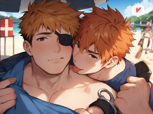 浜辺のボディガード