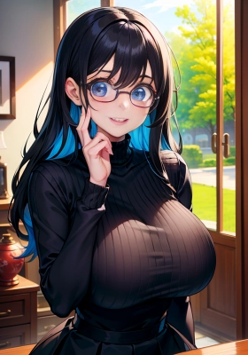 眼鏡美女のサムネイル