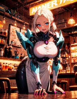 ウェイトレスメカ子
