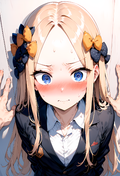 アビーちゃんに壁ドンしてみた