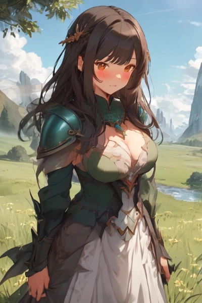 異世界🗺に行ったシュウカのドレスアーマー姿👗⚔️