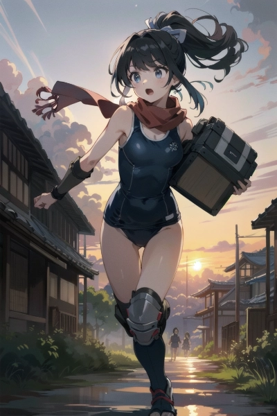 スク水忍者「この密書を今日中に届けねばならぬでござる！」