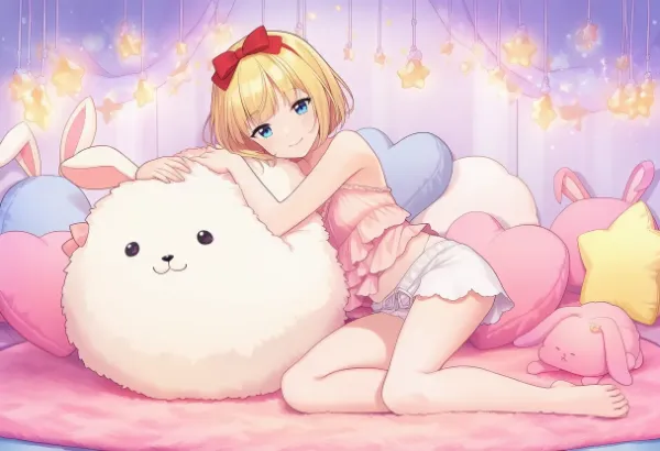 でかい毛玉でぎゅっと