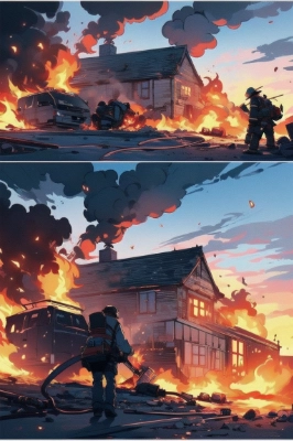 火災現場
