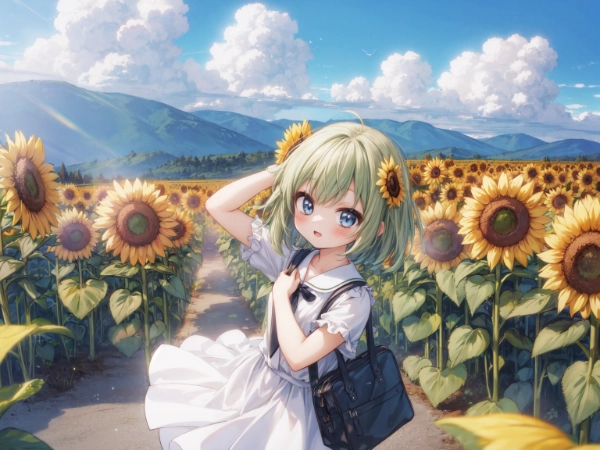 ひまわり畑に行ってきました