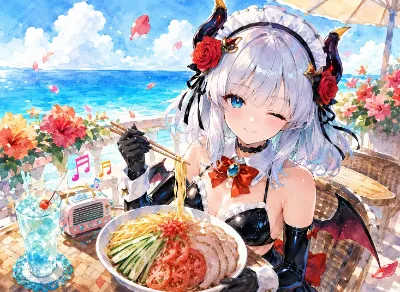 冷やし中華ニクヤサイマシ